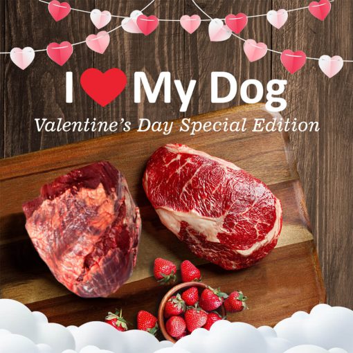 I Heart My Dog (Valentine's Day Special) Raw 1kg - Box of 12