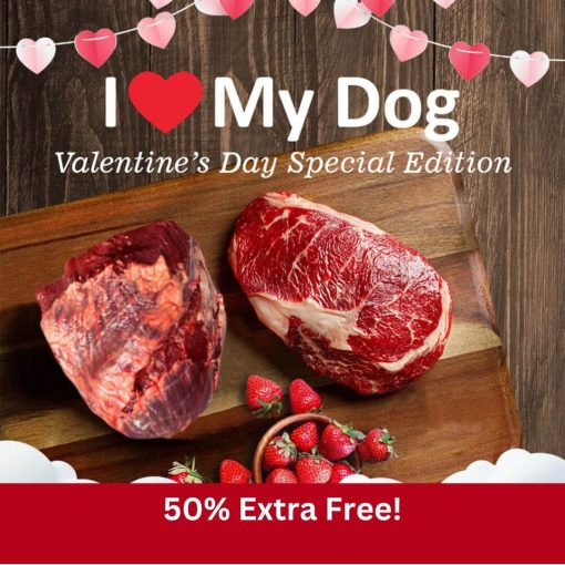 I Heart My Dog (Valentine's Day Special) Raw 1kg - 2x Boxes of 12