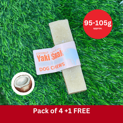 Yaki Snak Coconut - 95-105g (3oz) - Pack of 4 +1 FREE